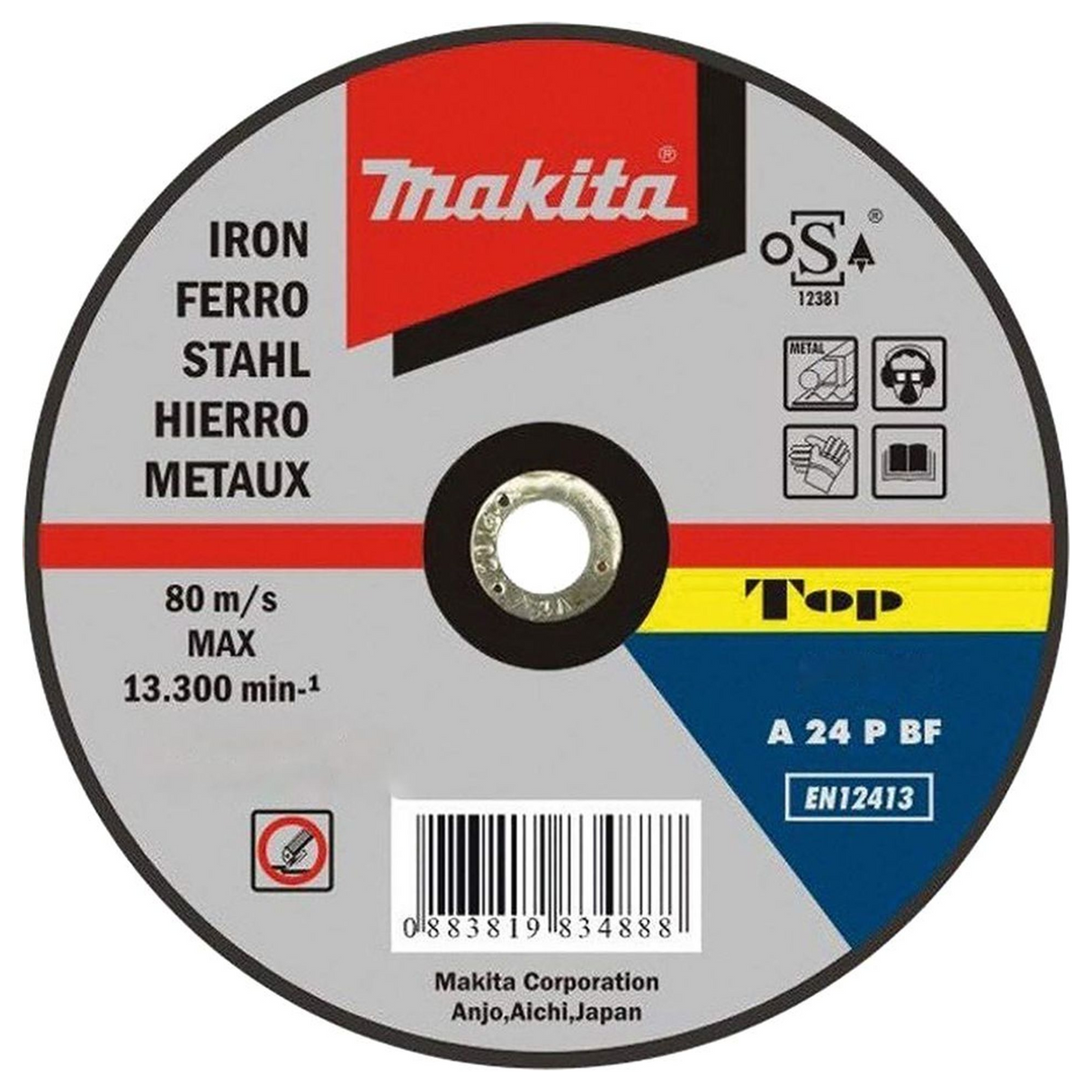 P-52984 - Schleifscheibe Makita P-52984 125x6,4mm A24P - Bild 2