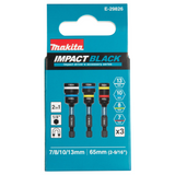 E-29826 - Set Bussole 2 in 1 Impact Black Makita E-29826 3pz Codolo 1/4" Hex - Immagine 3
