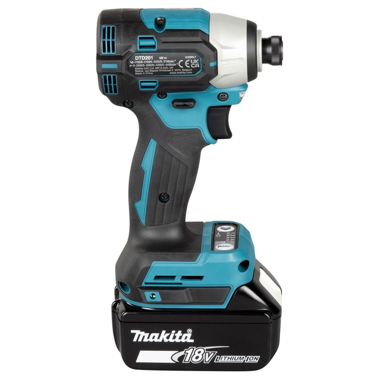 DTD201RTJ - Schlagschrauber Makita DTD201RTJ 18V 5Ah - Abbildung 6