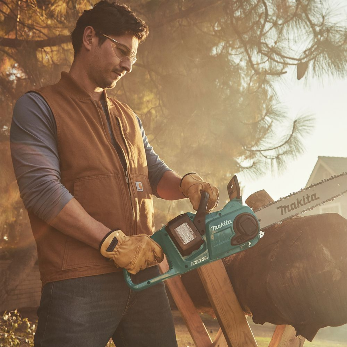 P-84632 - Arbeitshandschuhe Makita P-84632 Rindsleder-Fahrerleder Größe L - Abbildung 5