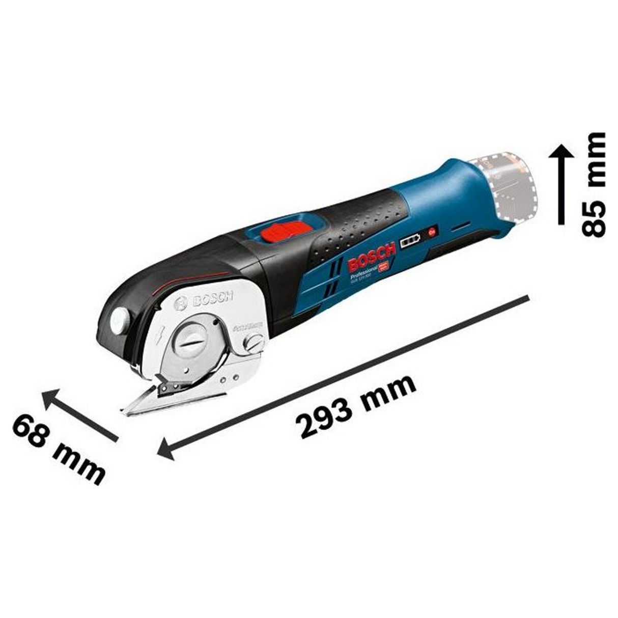 06019B2905 - Universalschere Bosch Professionelles GUS 10.8 V-LI PRO 12V - Bild 16