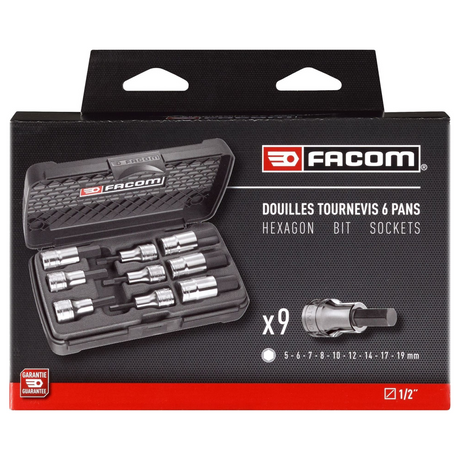 STM.J9APB – FACOM STM.J9APB 1/2"-Sechskant-Steckschlüsselsatz, 9-teilig – Abbildung 2
