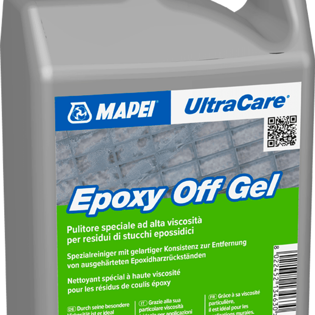Pulitore Gel Epossidico Mapei Ultracare Epoxy Off Gel 1 Lt