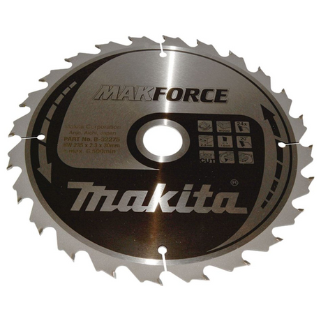 B-32275 - Kreissägeblatt Makita Makforce B-32275 235x30mm 24T - Bild 2
