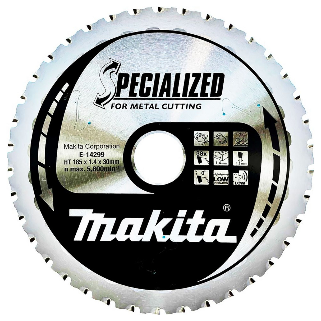 E-14299 - Kreissägeblatt Makita E-14299 185x30mm 38T - Bild 2