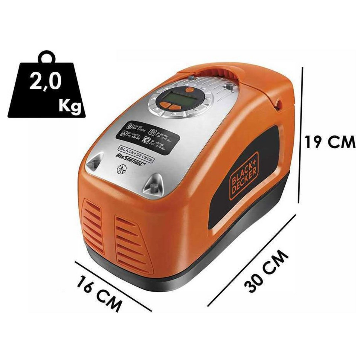 ASI300-QS - Kompressor Black & Decker ASI300-QS 230V - Bild 4