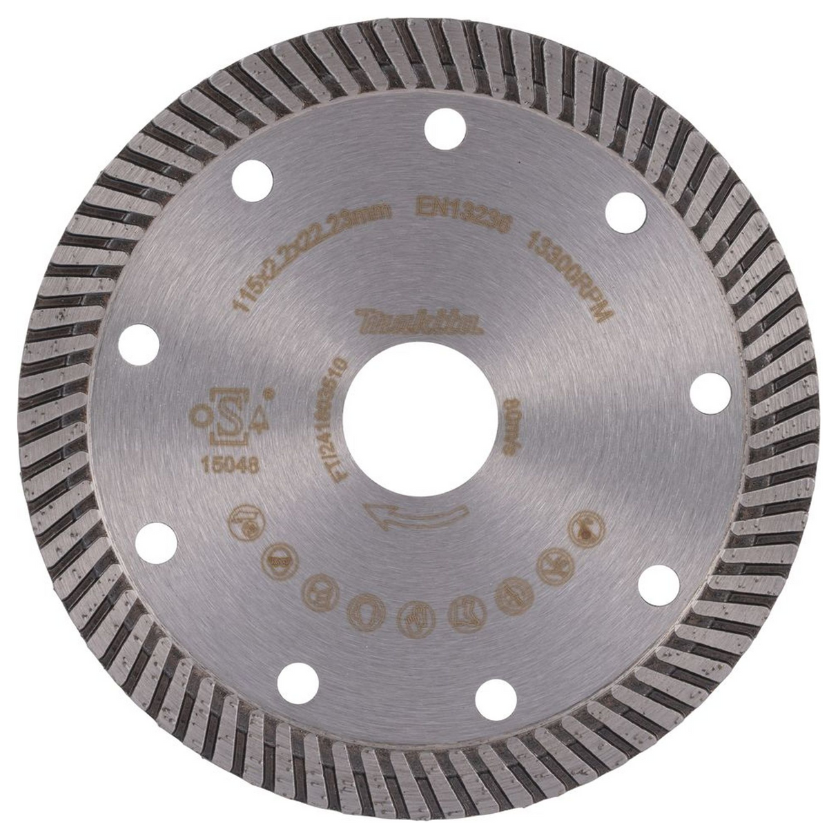 D-80151 - Diamantscheibe Makita D-80151 115 mm Marmor-Granit - Bild 3