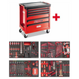 U05160632 - Carrello Porta Utensili USAG START XL 6 Cassetti con Assortimento 302 Pezzi