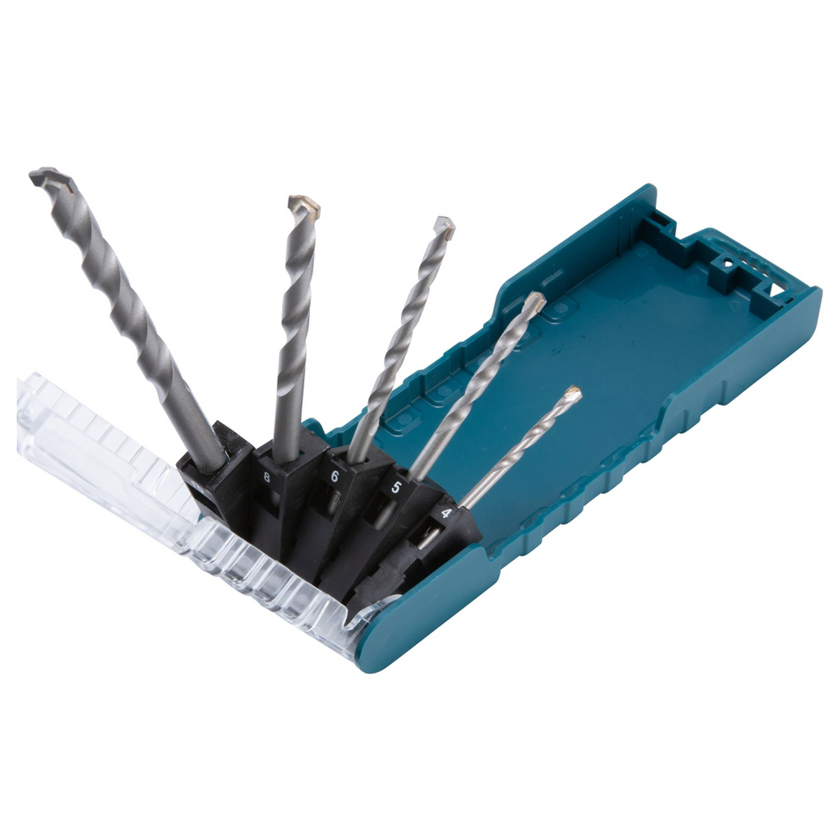 E-11536 - Set 5 Punte TCT per Muratura Makita E-11536 Codolo Cilindrico - Immagine 3