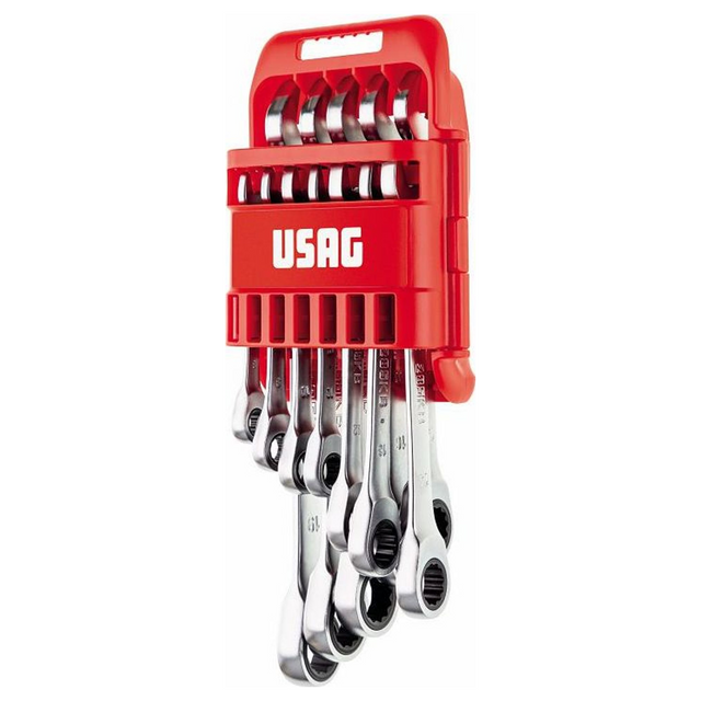 U02856342 - Satz mit 12 Ratschen-Kombinationsschlüsseln USAG 285 KB/DS12