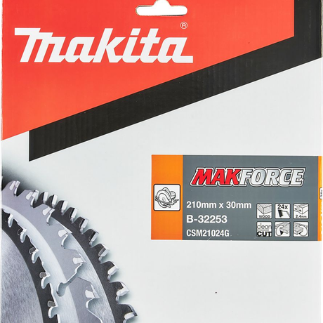 B-32253 - Kreissägeblatt Makita Makforce B-32253 210x30mm 24T - Bild 3