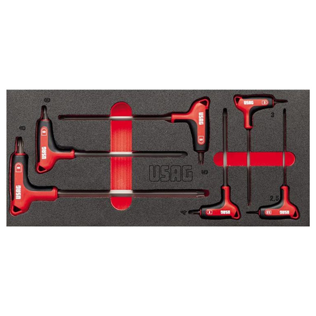 U05191064 - Zweifarbiges Schwammmodul USAG 519 M 280HX mit Sechskantschlüsseln