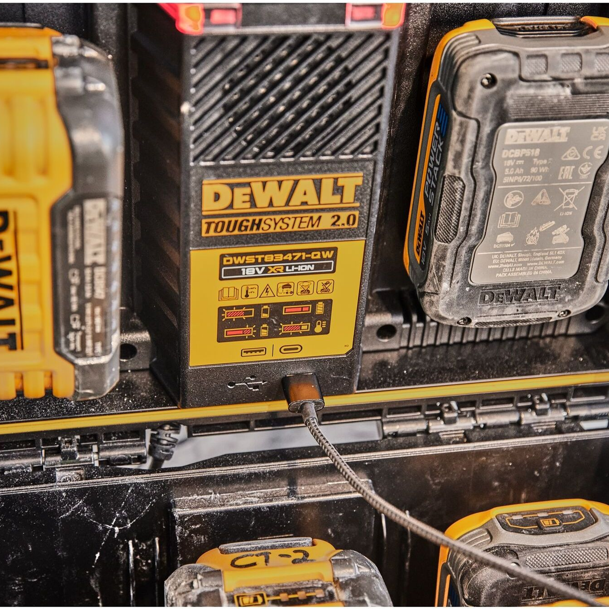 DWST83471-QW – Doppelakkuladegerät Dewalt DWST83471-QW ToughSystem 2.0 - Bild 14