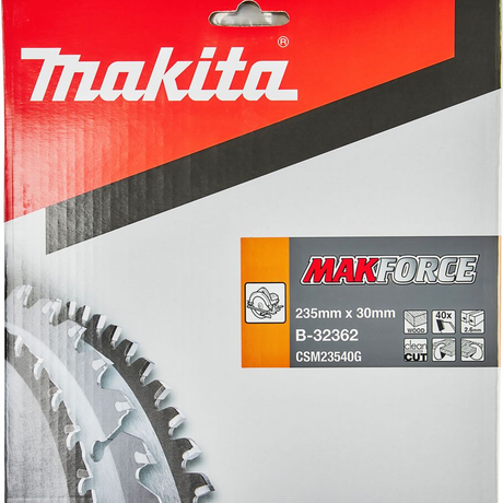 B-32362 - Kreissägeblatt Makita Makforce B-32362 235mm 40T - Bild 3