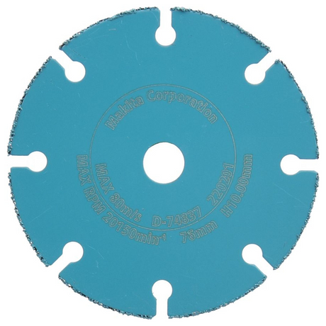 D-74837 - Trennscheibe aus Wolframkarbid Makita D-74837 76x10mm - Bild 3