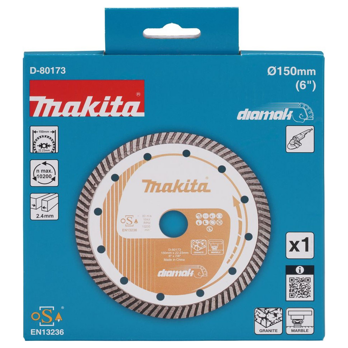 D-80173 - Diamantscheibe Makita D-80173 150 mm - Bild 4
