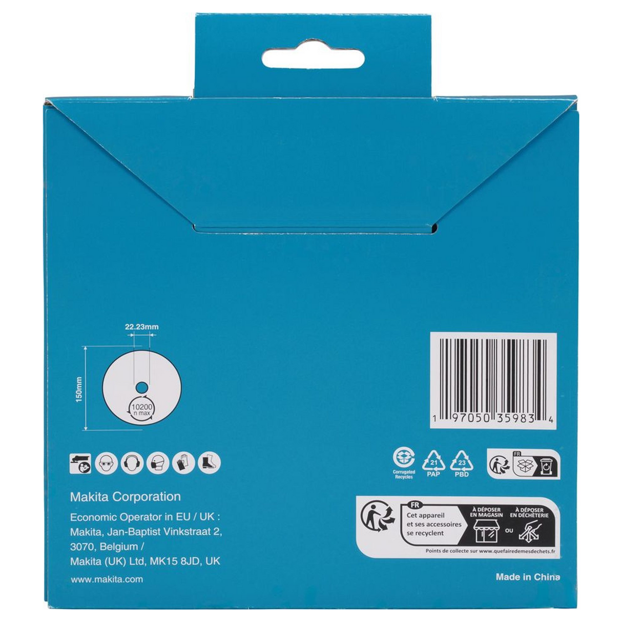 D-80173 - Diamantscheibe Makita D-80173 150 mm - Bild 5
