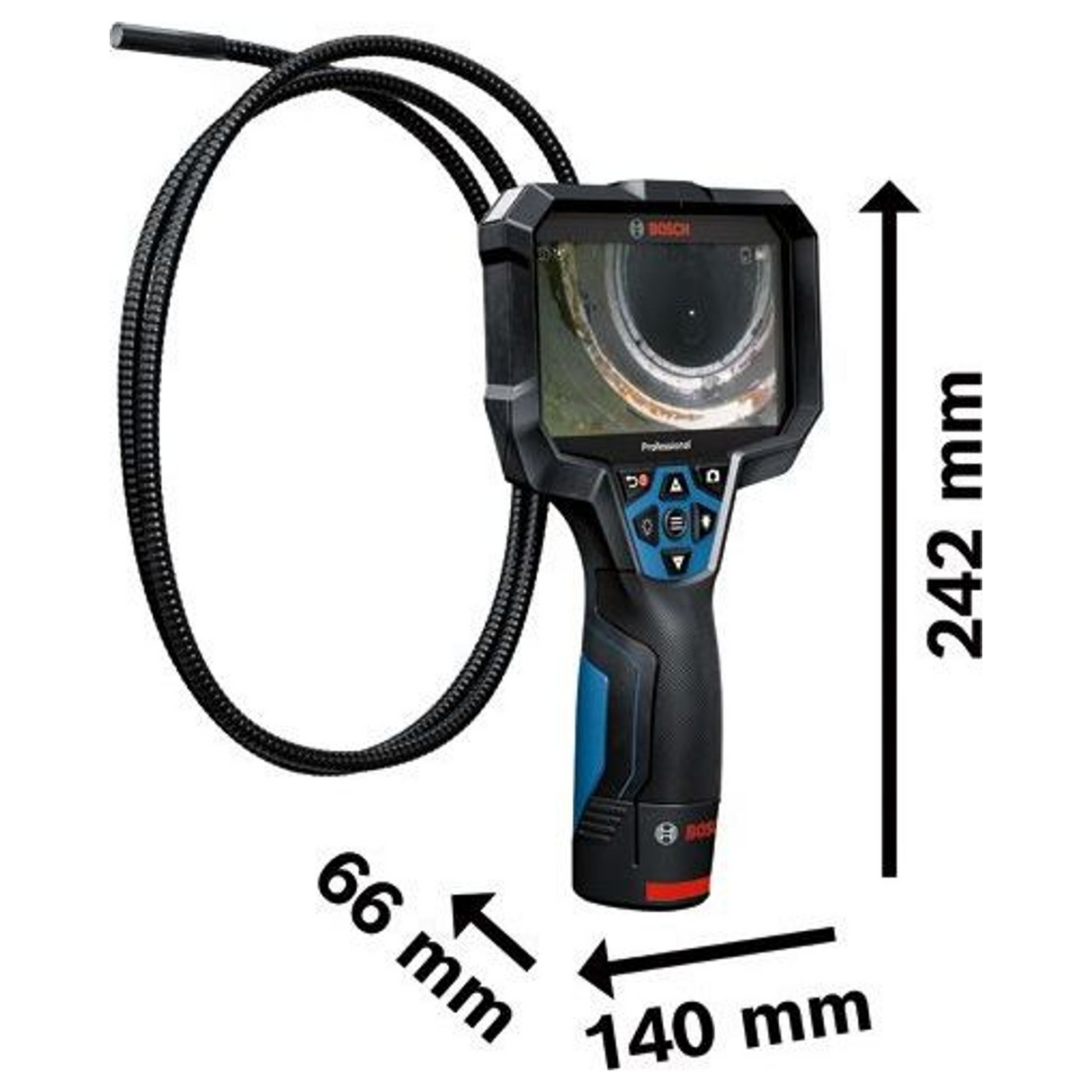 Telecamera Ispezione Bosch GIC 12V-5-27 C PRO 12V 2Ah