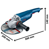 06018C1309 - Kit Smerigliatrici Bosch GWS 22-230 J + 2 GWS 750 - Immagine 10