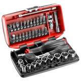 Set Cricchetto e Bussole Facom R.360NANOPB 1/4" 38 pezzi
