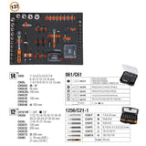 Cassettiera Porta utensili Beta C04BOX-A VU