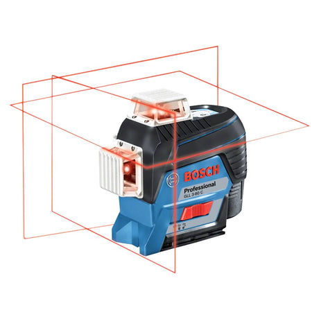 Livella Laser Bosch GLL 3-80 C con treppiede